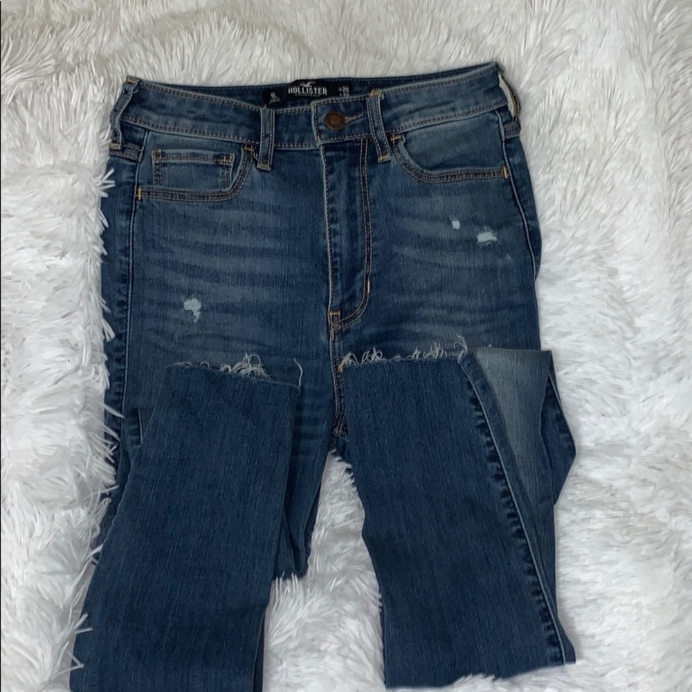 Hollister ultra high rise super skinny jeans